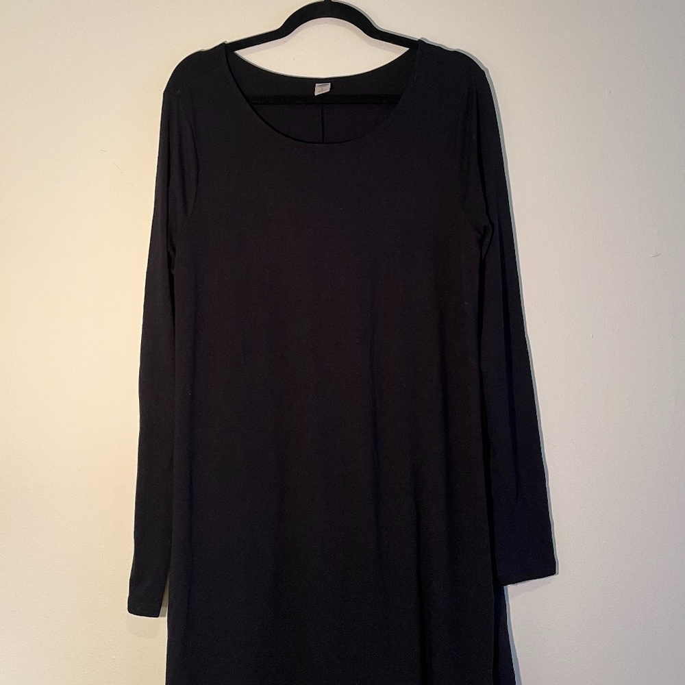Long Sleeve Black Old Navy Dress Size Large